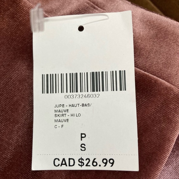 🌺HOST PICK🌺Forever 21 Mauve Velour High-Low Skirt (BNWT) - Picture 13 of 13